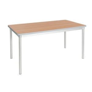 Table Rectangulaire Effet Hêtre 1400mm - Qualité et Design versatiles