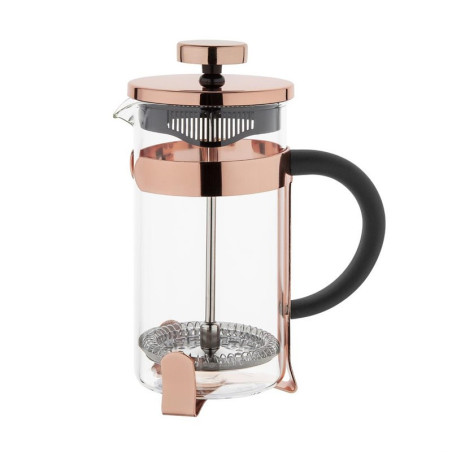 Contemporary Stainless Steel Copper 3-Cup French Press Olympia