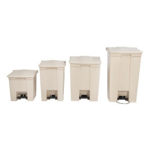 Beige Pedaalemmer 87L Rubbermaid Step-On: Duurzaamheid en Hygiëne