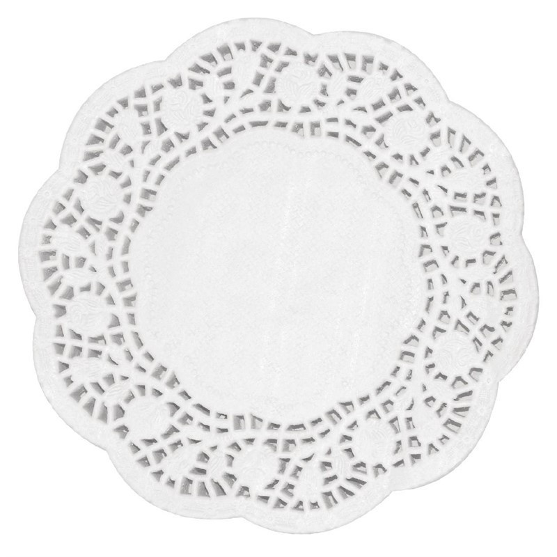 Round Paper Doilies 300 mm Pack of 250 - Olympia: Elegance and Hygiene