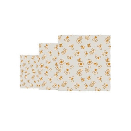 Set of 3 Beeswax Wraps: Eco-friendly alternative