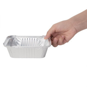 Rectangular Aluminum Trays 450ml - Pack of 500 | Quality and practicality