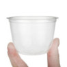 Pots Transparents PET Recyclables 227 ml - Mettez en valeur vos créations culinaires!