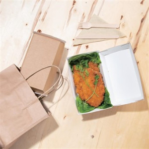 Small Compostable Boxes 172 mm - Pack of 200, Practical and Eco-friendly
