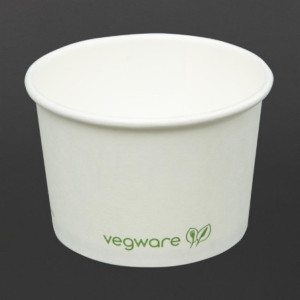 Compostable Hot Food Pots 110 m - Pack of 1000 Vegware - Convenient and Environmentally Friendly