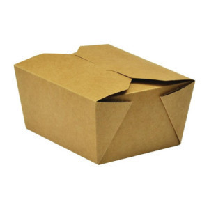 Voedselverpakkingen van composteerbaar karton nr. 1 700 ml - Set van 450 - Vegware Eco