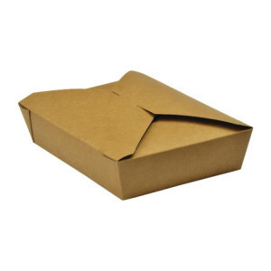 Kartonnen composteerbare voedseldozen nr. 2 1500ml - Set van 280 Vegware - Milieuvriendelijk en praktisch