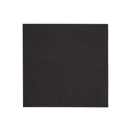 Black 2-Ply Napkins 330 mm - Pack of 2000 Snacking Eco-Friendly