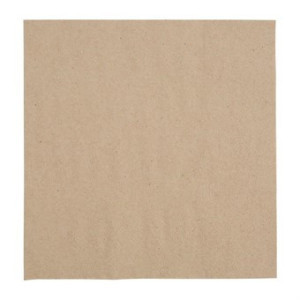 Recycled 2-Ply Snacking Napkins 330 mm Kraft - Pack of 2000