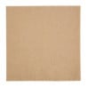 Dinner Napkins 2 Ply 1/4 Fold 400 mm Kraft - Practical and Natural