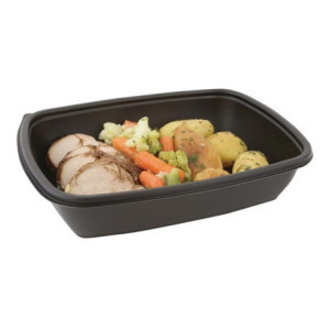 Rectangular 900ml food trays - Pack of 300