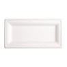 Rectangular Compostable Bagasse Plates 258mm