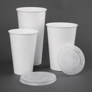 Bekers voor koude dranken van recyclebaar papier 454 ml - Pak van 1000