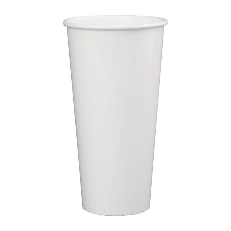 Bekers voor koude dranken van papier 625 ml 90 mm - Set van 1000 recyclebare, elegante & praktische bekers