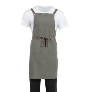 Cotton Khaki Bib Apron: Protection and Comfort