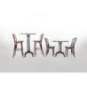 High Bistro Stool Bent Wood Walnut Exceptional Quality