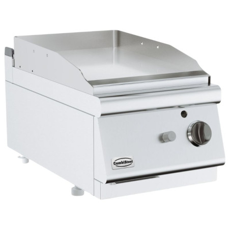 Grillplaat Gas Chroom Glad 6500 W - Professionele keuken CombiSteel