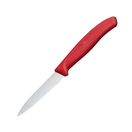 Officemes met puntige tanden Victorinox 8 cm Rood - Precisie en Kwaliteit