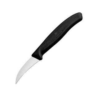 Messer Vogelschnabel Victorinox 8cm schwarz: Präzision und Komfort garantiert