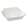 Scharnierende composteerbare Bagasse-dozen 236mm - Set van 200