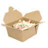 Compostable Cardboard Food Boxes 1200 ml - Pack of 200 | Eco-friendly & Practical
