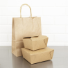 Compostable Cardboard Food Boxes 1200 ml - Pack of 200 | Eco-friendly & Practical