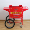 Dynasteel Popcorn Machine Cart - Red: Robust, Practical & Stylish
