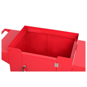 Wagen voor Popcornmachine - Rood - Dynasteel