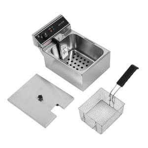 Professionele Friteuse 10 L 3000 W Inox — Thermostaat
