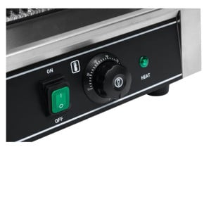 Grill Panini Pro 2200 W Geribbeld 340x220 mm Inox