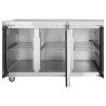 Kühltisch 3 Türen GN1/1 - Tiefe 700 mit Aufkantung | Dynasteel