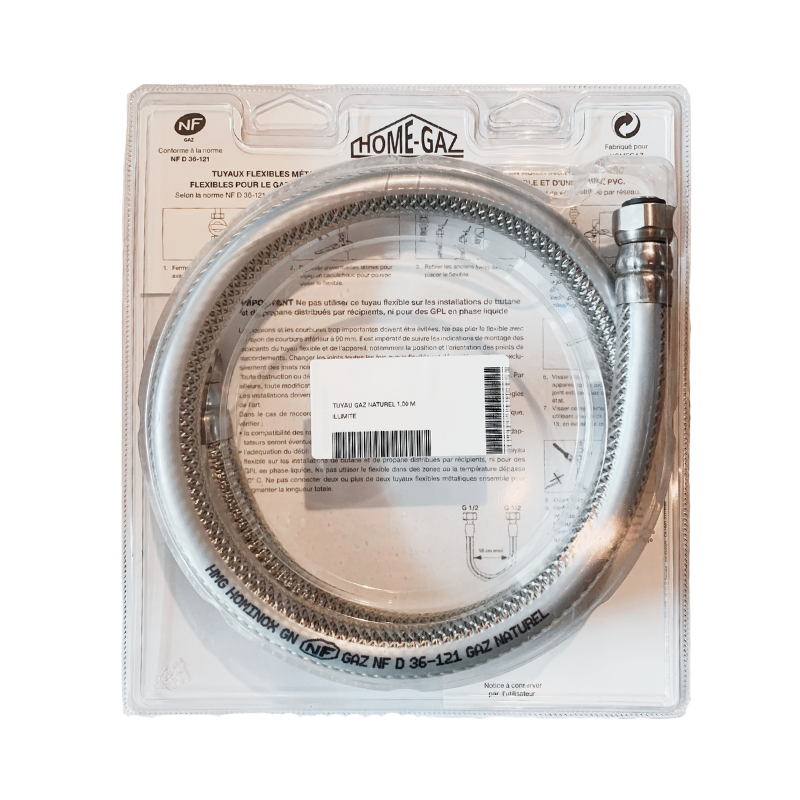 Flexible Hose for City Gas Connection for 23 L Gas Fryer - Dynasteel