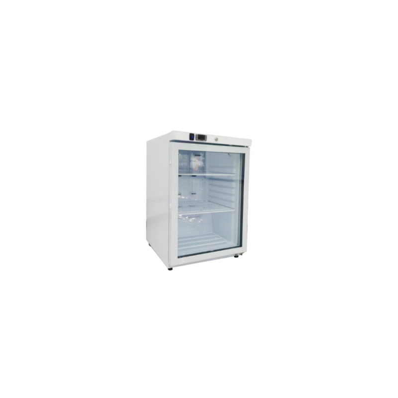 Mini Refrigerated Cabinet 200 L - Positive Glass Stainless Steel - Dynasteel