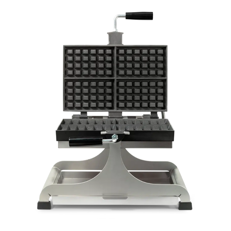 Professional Rotating Large Model Krampouz Waffle Maker - 4x6 Brussels Professional Rotating Large Model Krampouz Waffle Maker - 4x6 Brussels