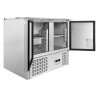 Compact 2-Door Saladette - Dynasteel: optimize your professional kitchen with sliding cover