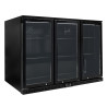 Refrigerated Back Bar Skinplate - 3 Glass Doors Dynasteel: quality and advanced features for professionals.