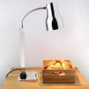 Lampe Chauffante sur Pied 250W Buffalo en Acier Inoxydable