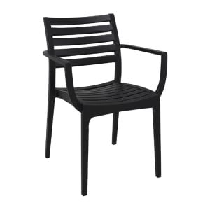 Black Artemis Siesta armchairs - Modern design and durability