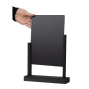 Zwarte elegante tafelkrijtbord A4 297 x 210 mm - Olympia