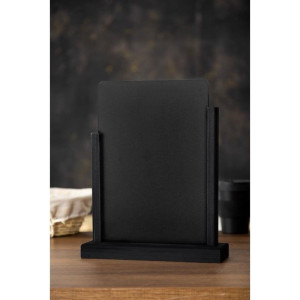 Zwarte elegante tafelkrijtbord A4 297 x 210 mm - Olympia