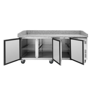 Pizza Cabinet 600x400 - 3 Doors Dynasteel | Quality Stainless Steel