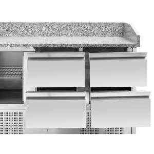 Compacte gekoelde pizzameubel 600x400 - Dynasteel