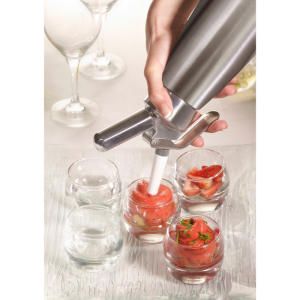 Siphon Aluminium 0,5 L Tellier : Chantilly parfaite en instant