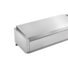 Saladette Koeling om Neer te Zetten Deksel Inox - 9 x GN 1/3 - Dynasteel