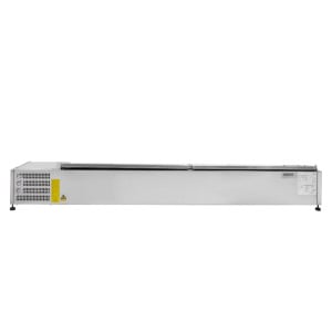 Saladette Koeling om te Plaatsen Deksel Inox - 9 x GN 1/3 - Dynasteel