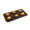 Non-stick Plate 6 Madeleines - Professional Quality