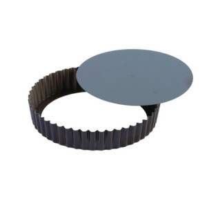 Antihaftbeschichtete gewellte Tarteform - Ø260 mm, beweglicher Boden
