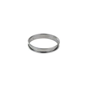 Tortenring aus Edelstahl Ø140 mm - Gerollte Kanten Gobel