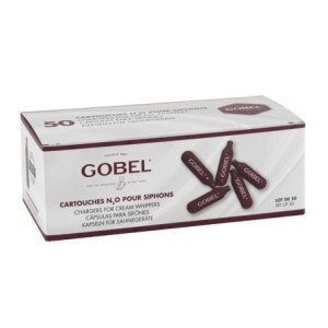 Gaskartuschen für Siphon - Set mit 50 Gobel