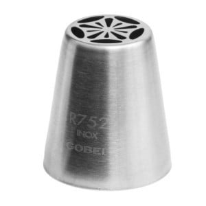 Russische Bloem Inox Spuitmond 25mm Gobel - Banketbakkerij Decoraties